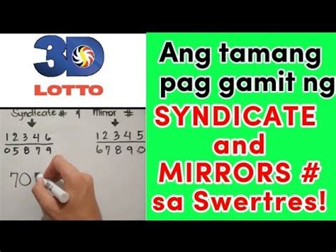 swertres mirror number|paano ang tamang pag gamit ng syndicate numbers and mirrors .